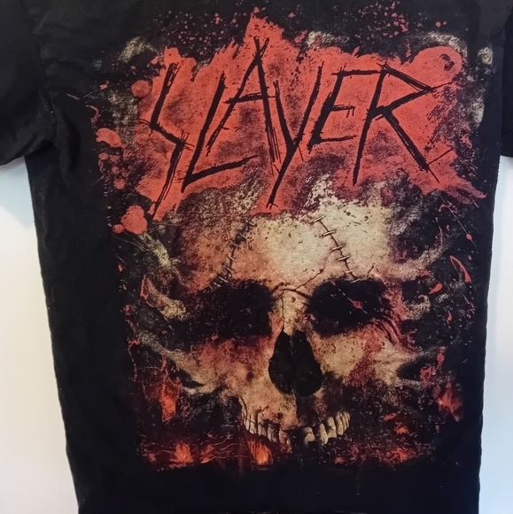 Official Slayer 2016 World Tour Concert Tee Tshirt Band Merch Death Metal Size S - Picture 3 of 6